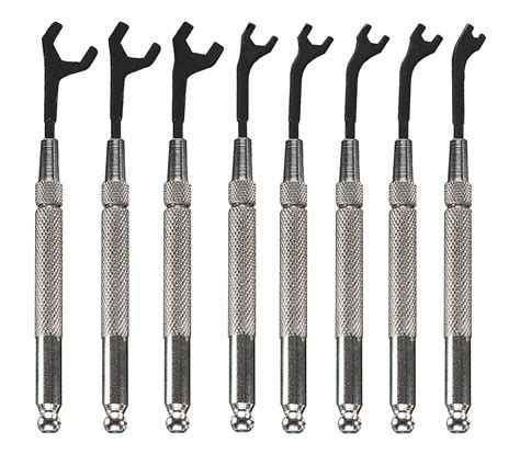 MOODY TOOL Open End Wrench Set, Alloy Steel, Steel Plated, Number of ...