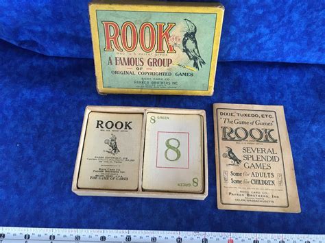 Antique Rook Game Original Copyrighted Games | Etsy