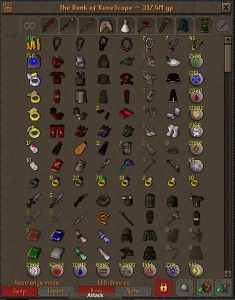 [OSRS] Half a year bank progress 😀 : r/BankTabs