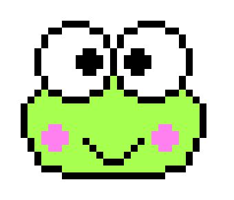 Kawaii Frog By Viper | Pixel Art Maker