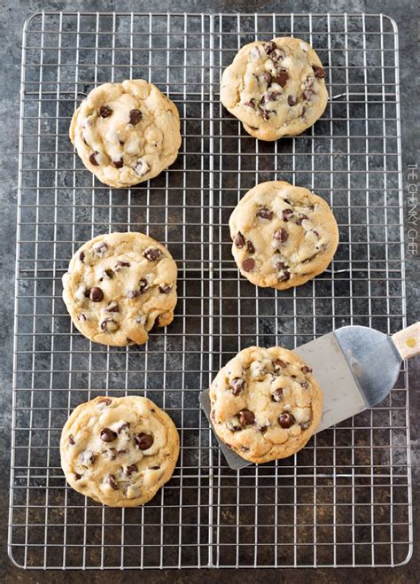 Salted Chocolate Chip Cookies - The Chunky Chef