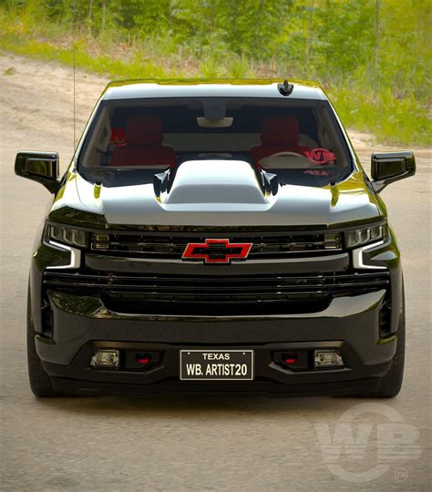 632 V8-Powered Chevrolet Silverado SS Rendering Flaunts Stepside Bed ...