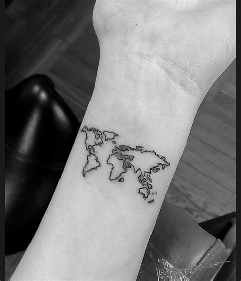 Cool World Map Tattoo Images – World Map Blank Printable