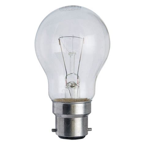 60 watt BC-B22 Clear Rough Service GLS Light Bulb - Now 42w Halogen