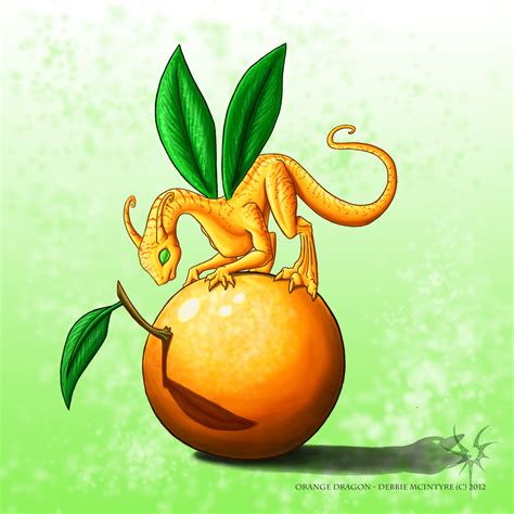 Orange Dragon by Aniseth-LightWing on DeviantArt