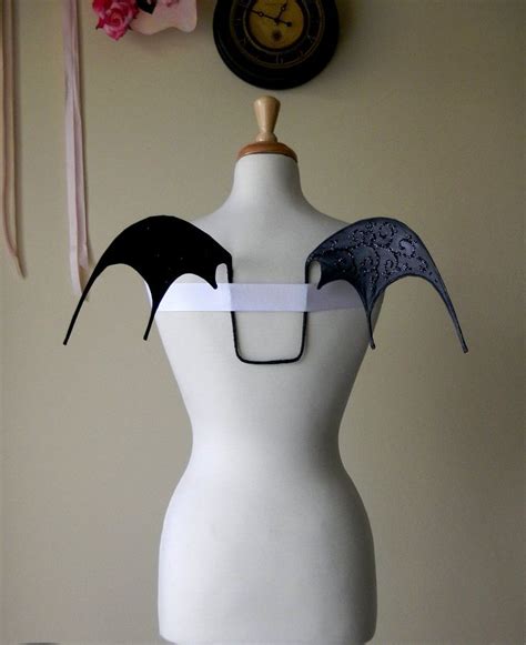 Black Bat Wings glittered Halloween costume Goth by blupixie. , via ...