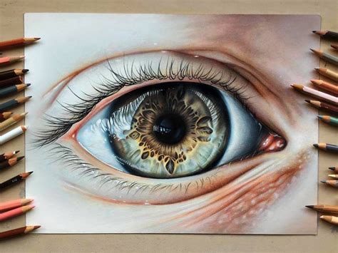 Realistic Eyes Pencil Drawing How To Sketch Realistic Eyes Using ...