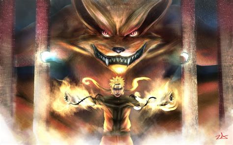 Naruto and Kurama digital wallpaper Naruto Shippuuden #manga #anime ...