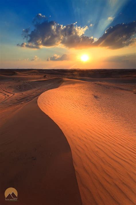 Desert Sunset, Dubai, UAE | Dubai desert, Desert sunset, Dubai travel