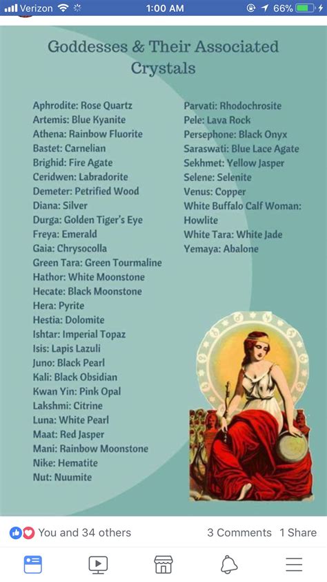 Gods&goddess' and thier crystal meanings | Pagan gods, Greek gods and ...