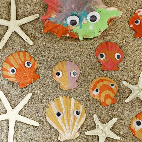 Painting Seashells - A Fun Summer Craft Idea - Childhood Magic