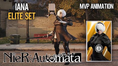 IANA "Nier: Automata" Elite Set MVP ANIMATION, Weapon Skin - IN-GAME ...