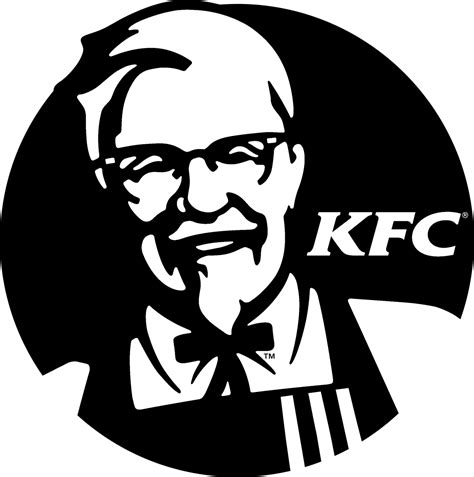 KFC Logo Black and White (1) – Brands Logos