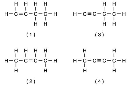 Which formula represents 2-butene?