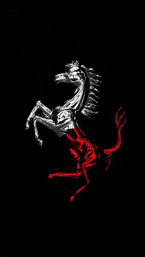 1080x1920 Horse, Ferrari, logo, minimal wallpaper | Logo wallpaper hd ...