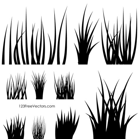 Grass Silhouette Svg Free - 585+ SVG PNG EPS DXF File - Free SVG Design ...