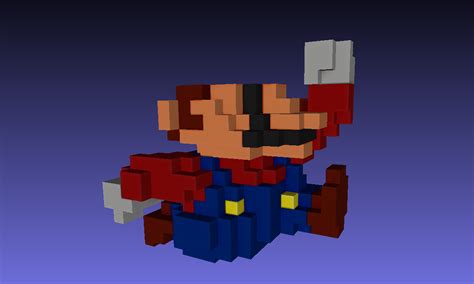 3D file 8 Bit Super Mario・3D printable model to download・Cults