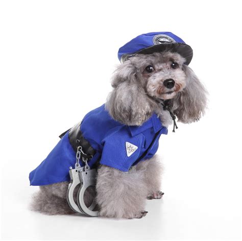 Police Officer Dog Costume For Halloween︱Aipaws