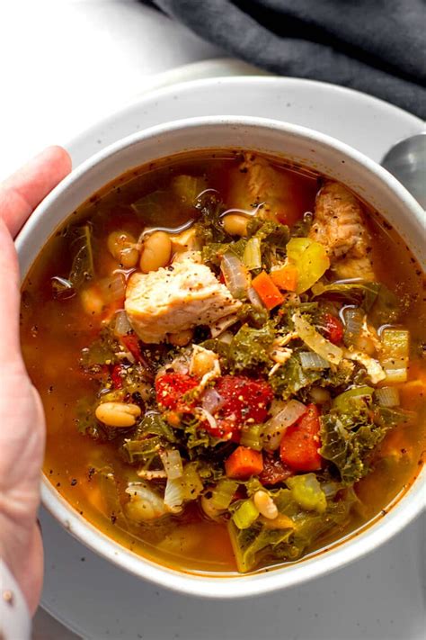 Easy Turkey Kale Soup - Lexi's Clean Kitchen