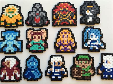 Legend of Zelda Perler Bead Sprite Set - Hyrule Warriors | Perler beads ...