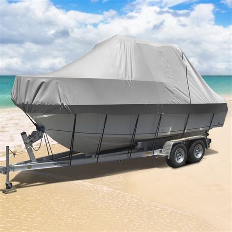 21-23ft Boat Cover Trailerable Jumbo 600D Waterproof Marine Heavy Duty ...