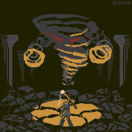 "Tornado Encounter" | Pixel Art | Know Your Meme