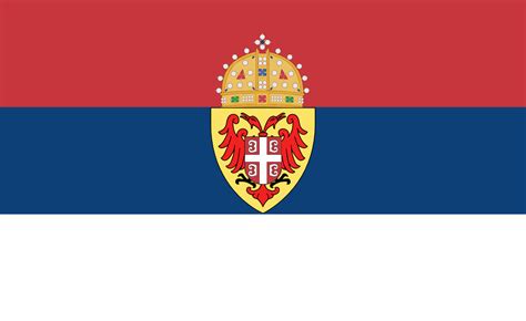 A custom flag for a modern Serbian Empire I made : r/vexillology