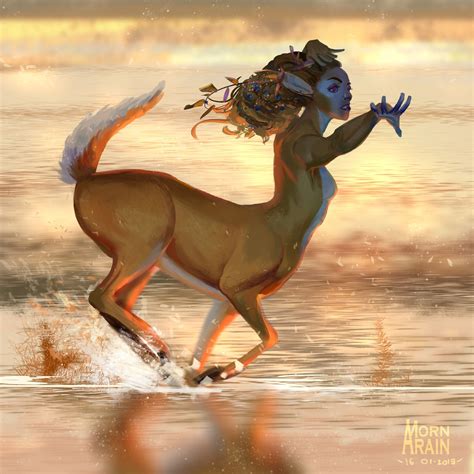 Deer Centaur, Anastasiia Mozhaieva \ ArainMorn on ArtStation at https ...