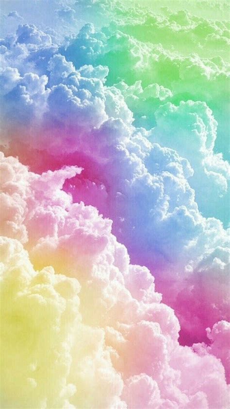 rainbow clouds wallpaper,sky,cloud,pink,daytime,atmosphere (#479789 ...