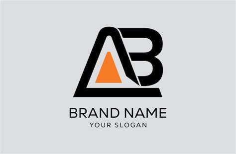 Premium Vector | Ab logo vector design