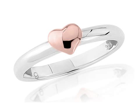 Rose Gold Heart Ring rose gold heart ring