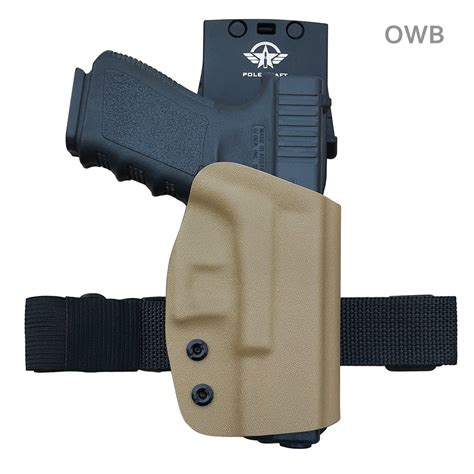 Kydex OWB Holster For Glock 19 19x Glock 23 25 32 Glock 17 22 31 Glock ...