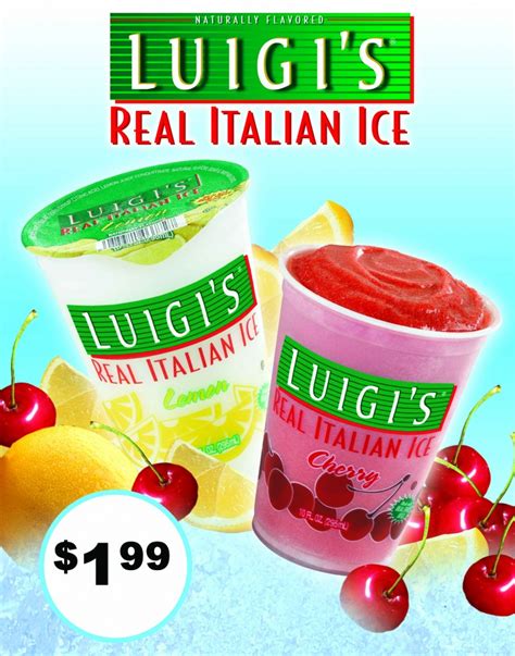 Luigi's Real Italian Ice for Teresa’s Pizza, Wings and Subs