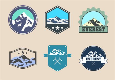 Free Everest Logo Vector | Vector logo, Badge icon, Hipster logo