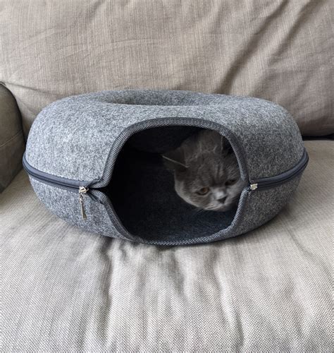 Cat Bed Cat Cave Cat House Cat Tunnel Unique Cat Gift | Etsy