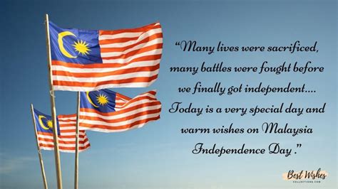 Happy Malaysia National Day (Hari Merdeka) Wishes & Greetings