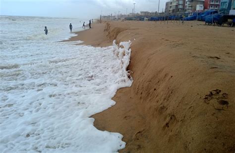 Violent sea waves trigger four feet deep erosion in Puri’s shoreline ...