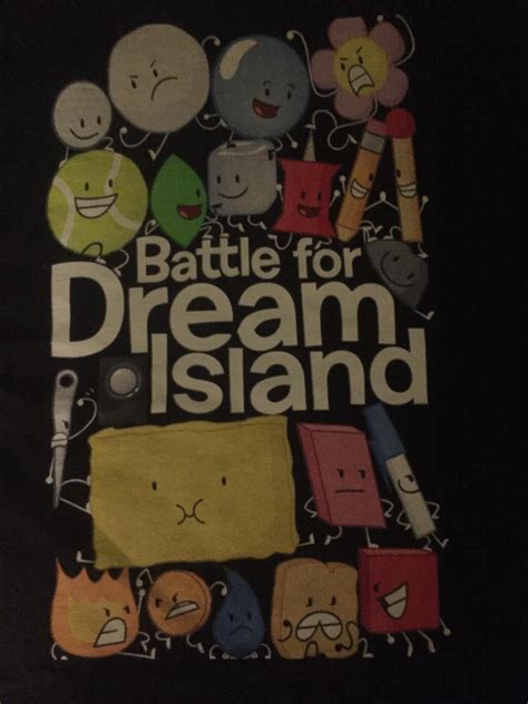 My first piece of Bfdi merch (it’s a t-shirt) : r/BattleForDreamIsland