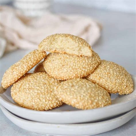 Baksam- Middle Eastern Sesame Seed Cookies