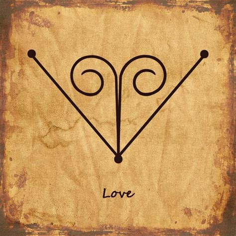 LOVE Sigil | Wiccan symbols, Sigil magic, Sigil tattoo