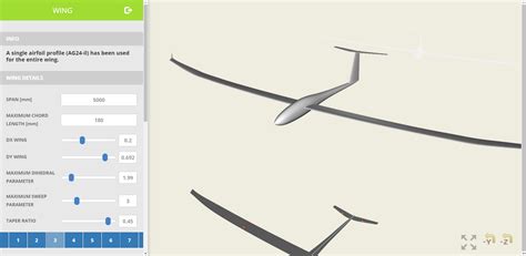 Glider Plane Design Tool