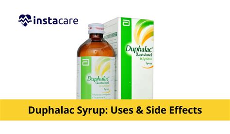 Duphalac Syrup - Uses Dosages and Side Effects