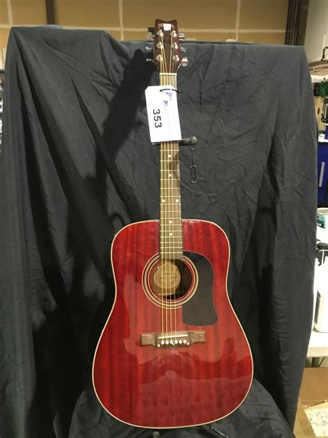 WASHBURN MODEL D10MTWR ACOUSTIC GUITAR WITH GIG BAG - Able Auctions