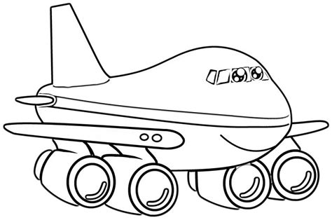 10 Free Airplane Coloring Pages for Kids | | BestAppsForKids.com