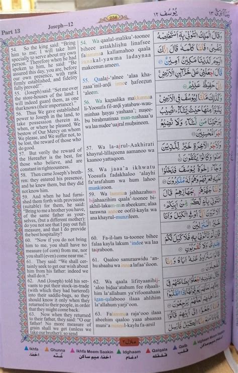 Al-Qur'an Colour Coded W/English Translation & Transliteration A