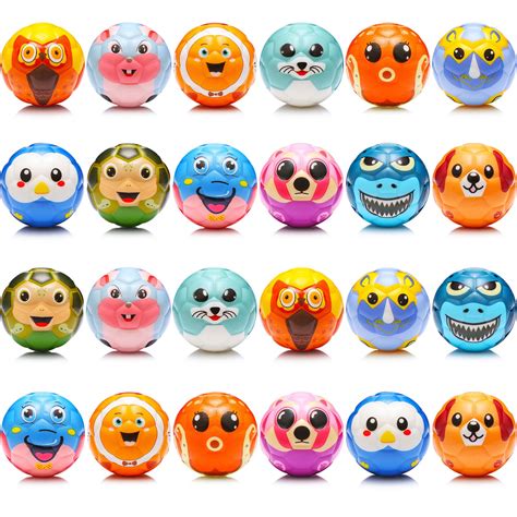 24 Pcs Animals Stress Balls 2.5 Inch Sea Animals Dolphin Shark Dog PU ...