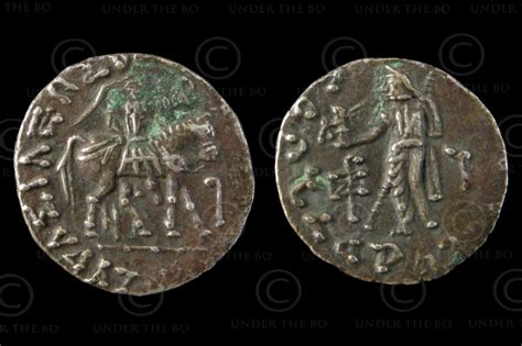 Indo-Scythian coin C197. Gandhara