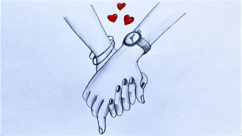 couple Hand Art Drawing - antonio-martz