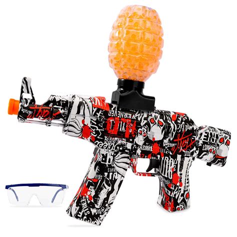 Buy POGDIK Gel Automatic, AKM-47 Eco-Friendly Splatter Ball with Gel ...