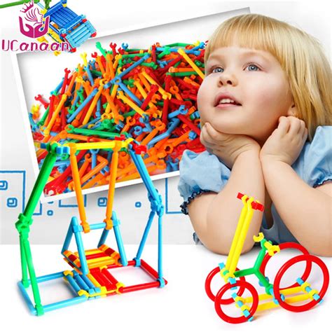 UCanaan DIY Toys For Children Smart Stick Plastic Model Kits Toy ...